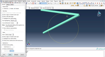 آموزش شبیه سازی تحلیل عضو دو نیرویی در نرم افزار اباکوس abaqus